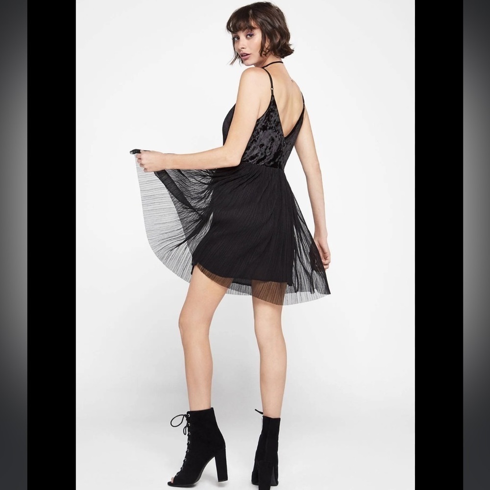 BCBGeneration Black Mini Ballerina Dress NWT